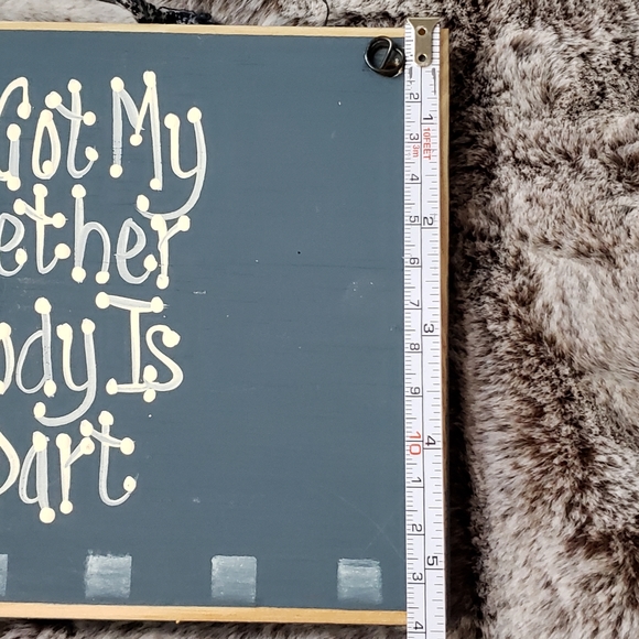 Cute Blue & White Rustic Country Sign - Picture 6 of 7